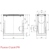 Пескоуловитель BetoMax Drive ПУ-15.21.50-Б бетонный с решеткой щелевой чугунной ВЧ (комплект)