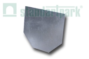 Заглушка стальная оцинкованная ЗЛВ-10.14.13-Б-ОС для бетонного лотка