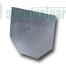 Заглушка стальная оцинкованная ЗЛВ-10.14.13-Б-ОС для бетонного лотка