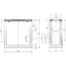 Пескоуловитель BetoMax Drive ПУ-15.21.50-Б бетонный с решеткой щелевой чугунной ВЧ (комплект)