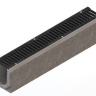 Комплект: Лоток BetoMax Drive ЛВ-10.16.21-Б бетонный с решеткой щелевой чугунной ВЧ кл.С,D,E