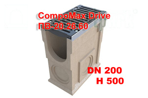Пескоуловитель CompoMax Drive ПУ-20.26.60–П с РВ полимербетонный