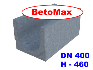Лоток водоотводный BetoMax Basic ЛВ-40.52.46-Б бетонный 4809