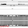 Лоток водоотводный CompoMax Drive ЛВ– 20.26.10–П полимербетонный с решеткой чугунной ВЧ (комплект)