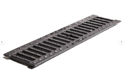 Решетка чугунная Aquastok щелевая Norma DN100 B125 500x136x15 (31013B)