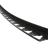 Бордюр пластиковый тротуарный черный Б-300.8,5.4,5  L3000 высота 45 мм.